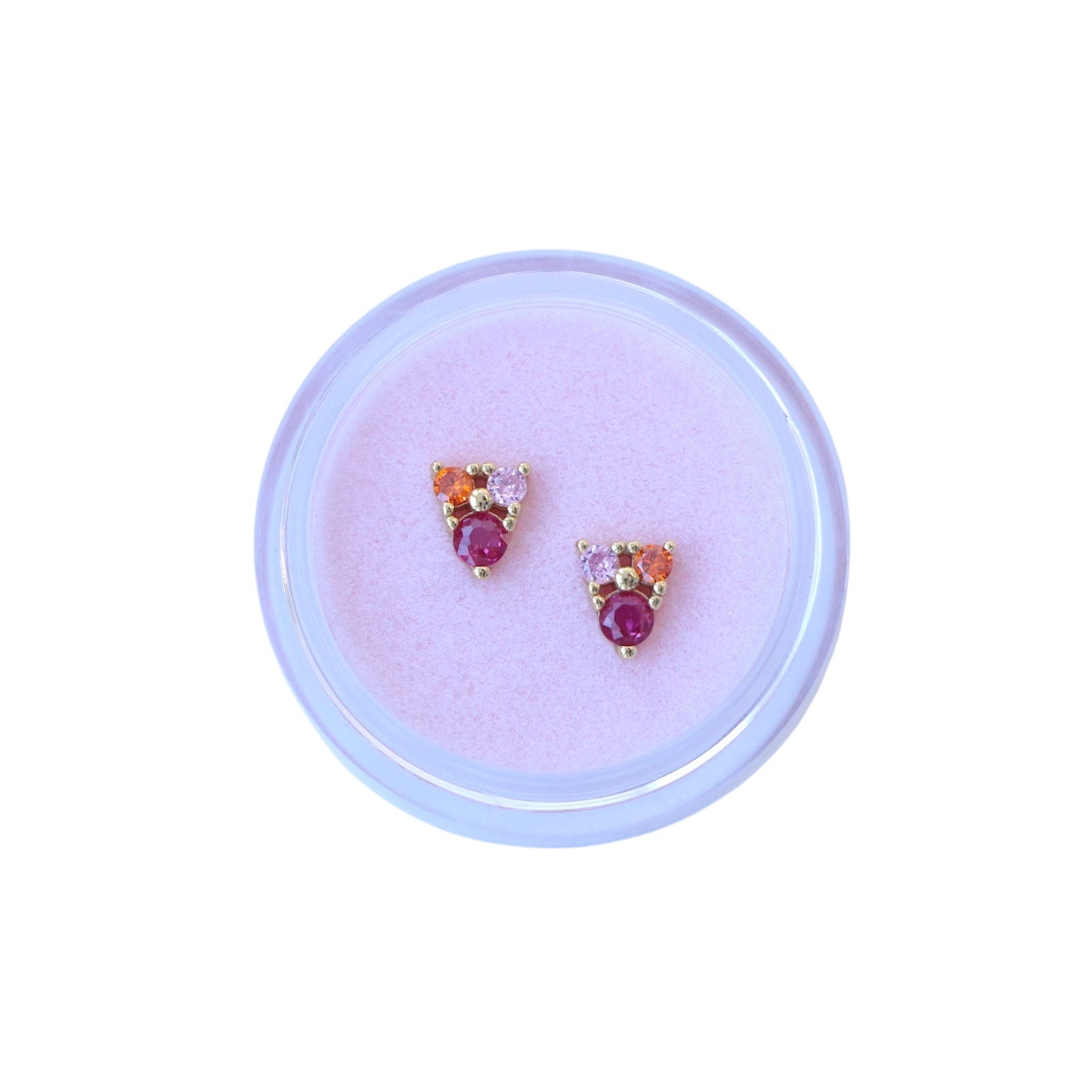 OHRSTECKER PINK BIG