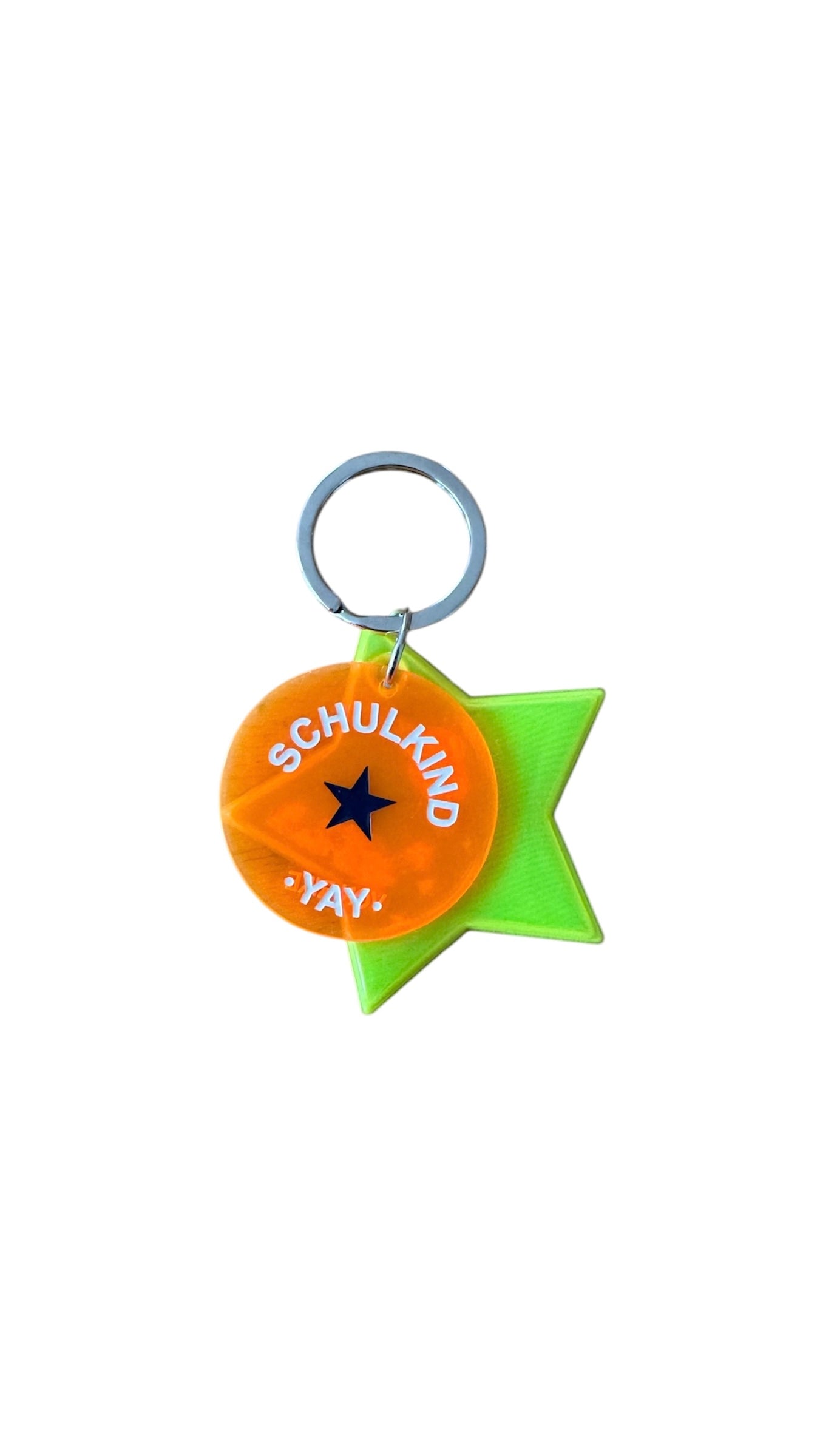 Schlüsselanhänger Schulkind – orange