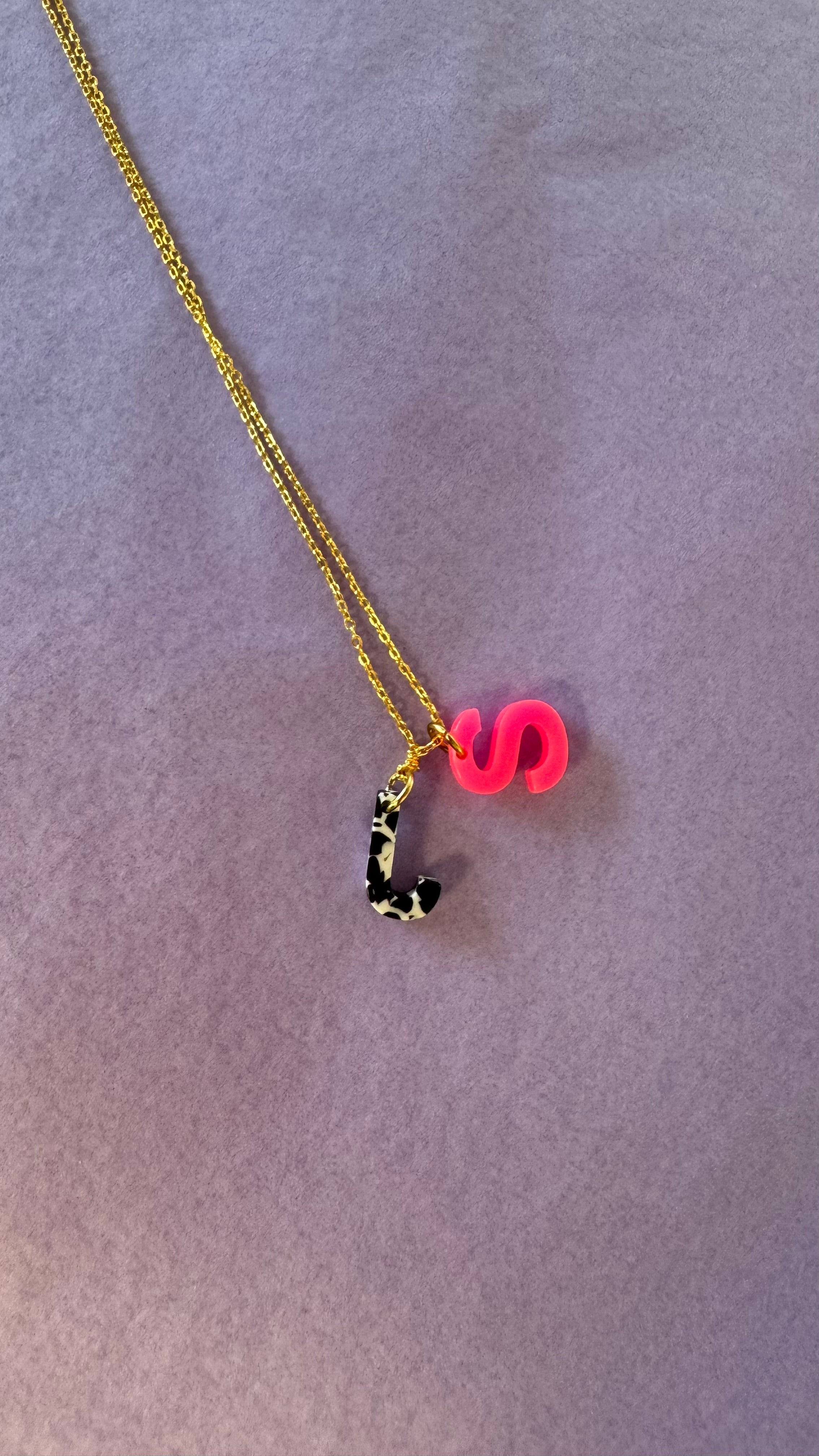 Personalisierte Kette "Letters"