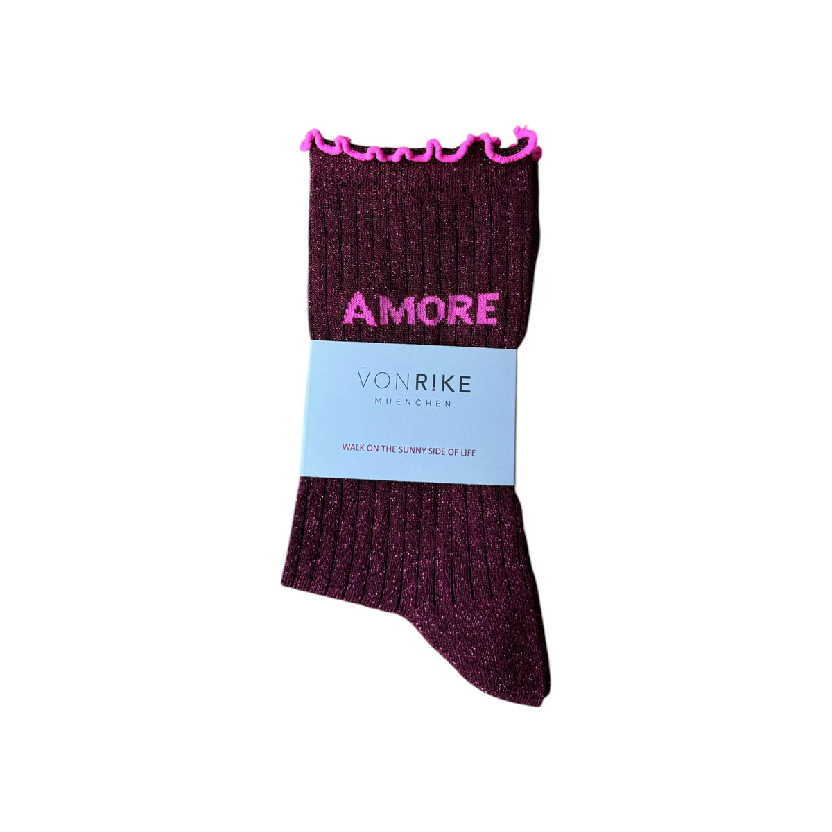 Socken Glitzer Statement