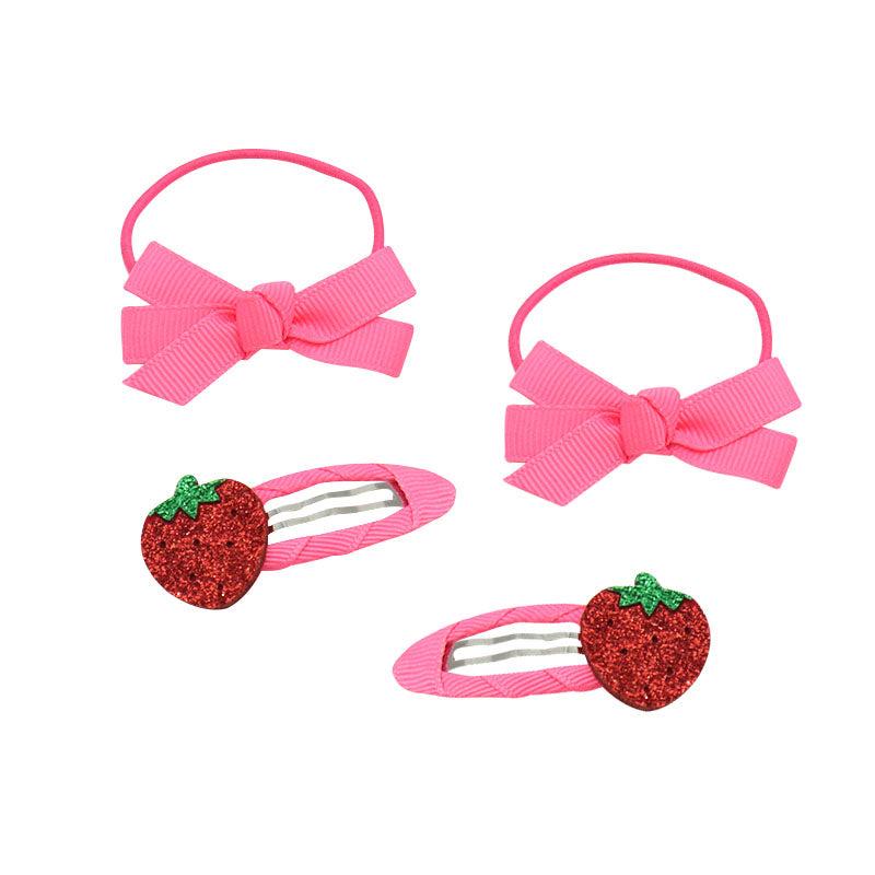 Kinderklammern NEON ERBEERE