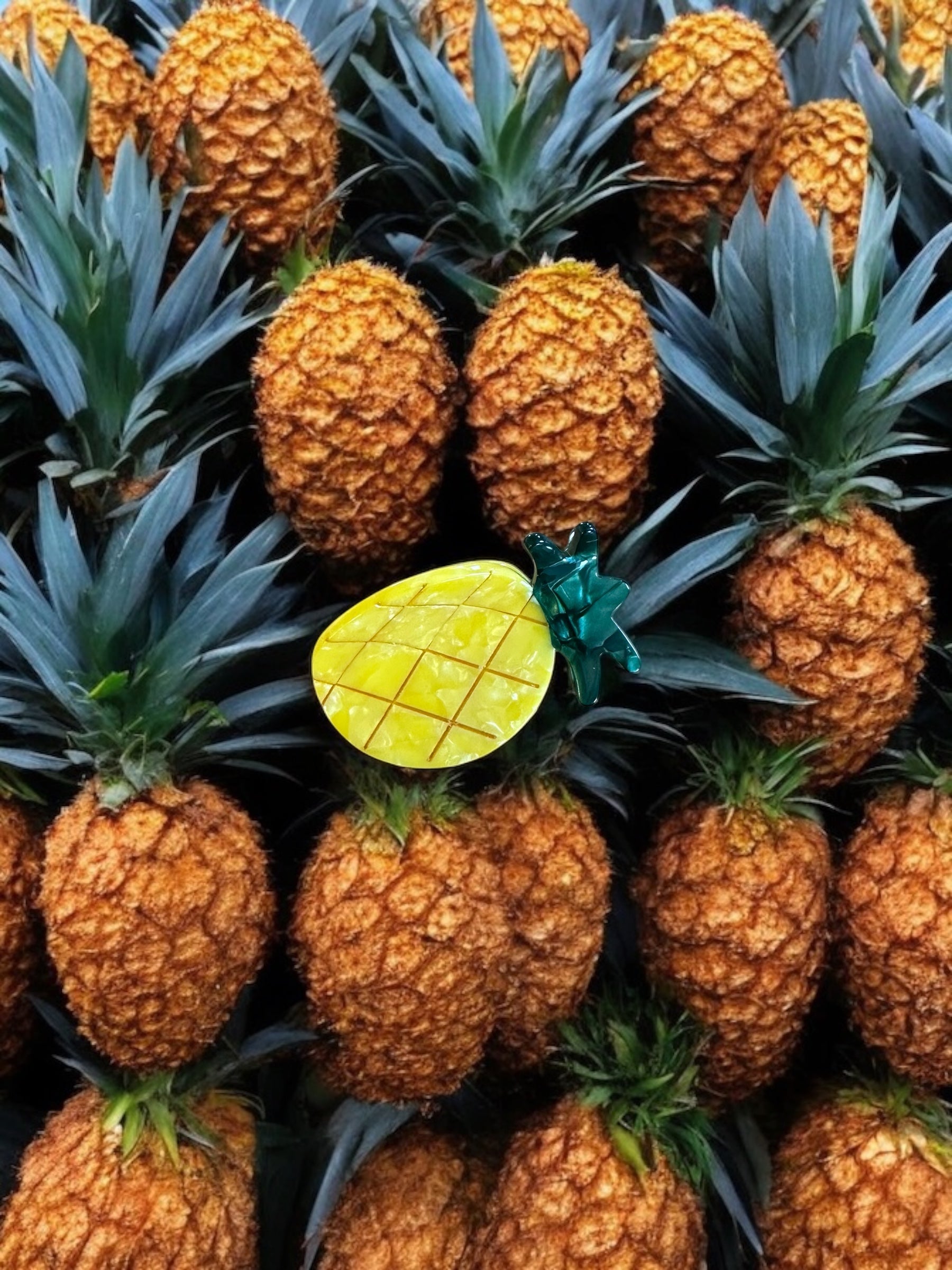 Haarklammer Ananas