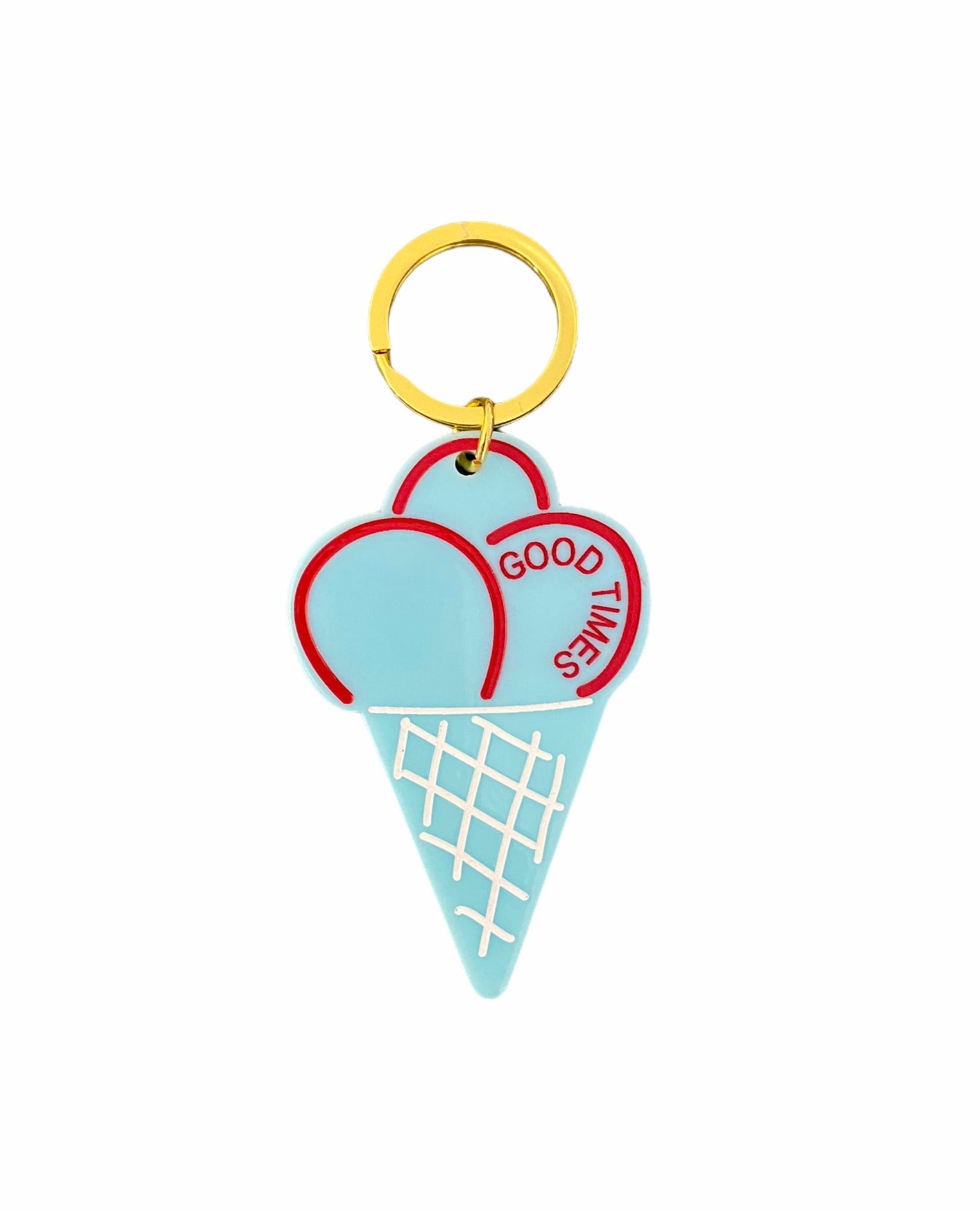 SCHLÜSSELANHÄNGER Good Times – Blau