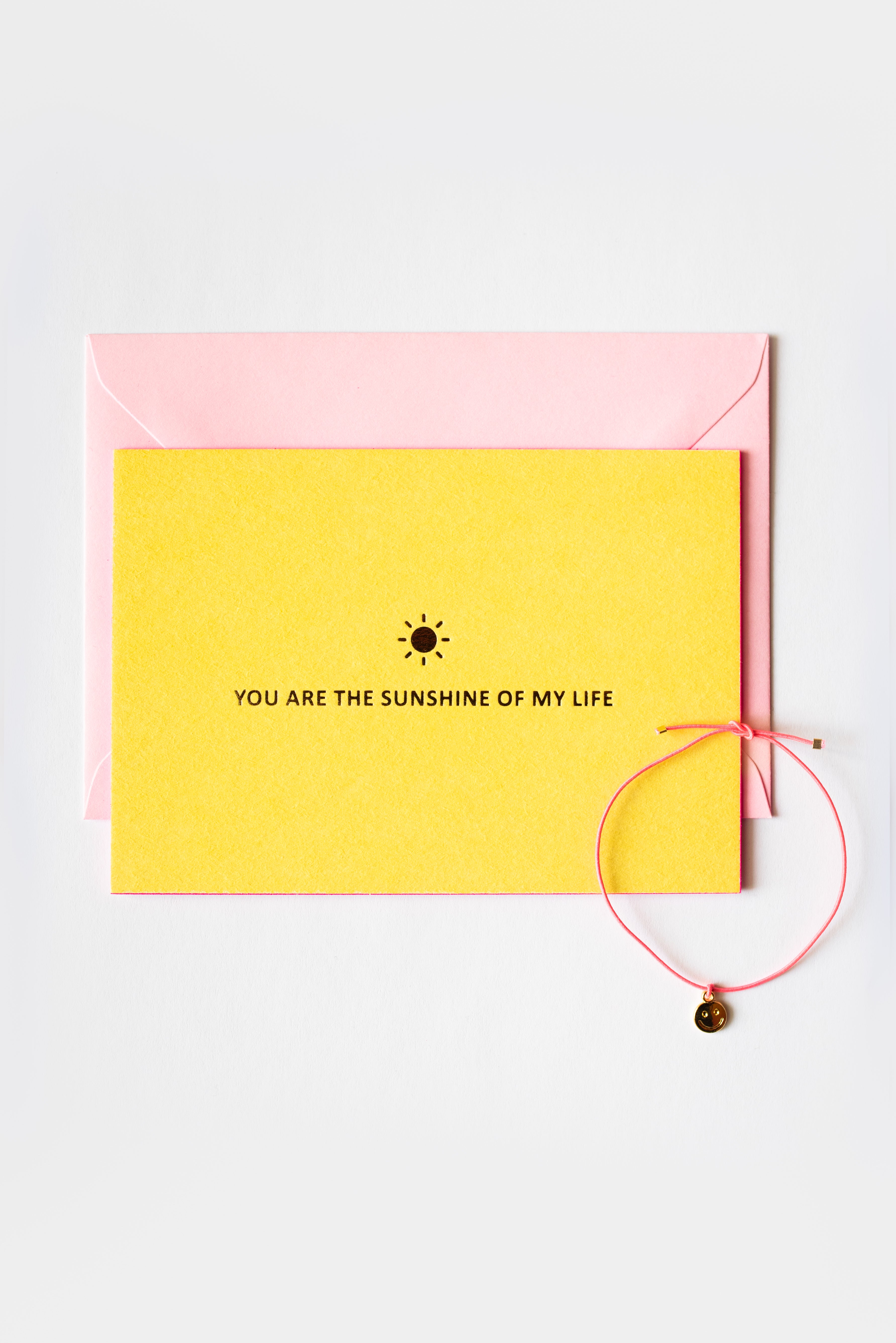 KARTE MIT ARMBAND: YOU ARE THE SUNSHINE OF MY LIFE