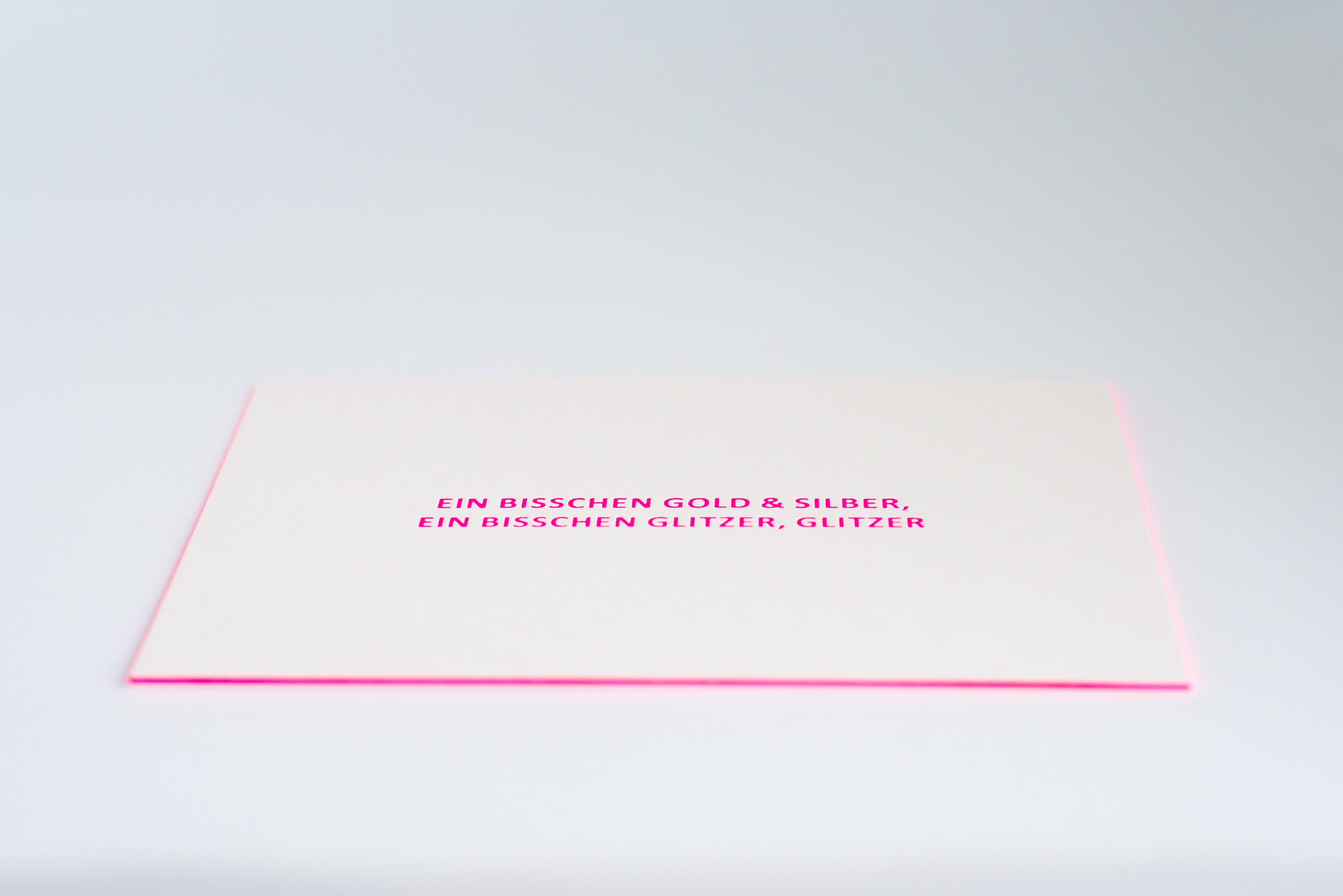 EIN BISSCHEN GOLD UND SILBER...