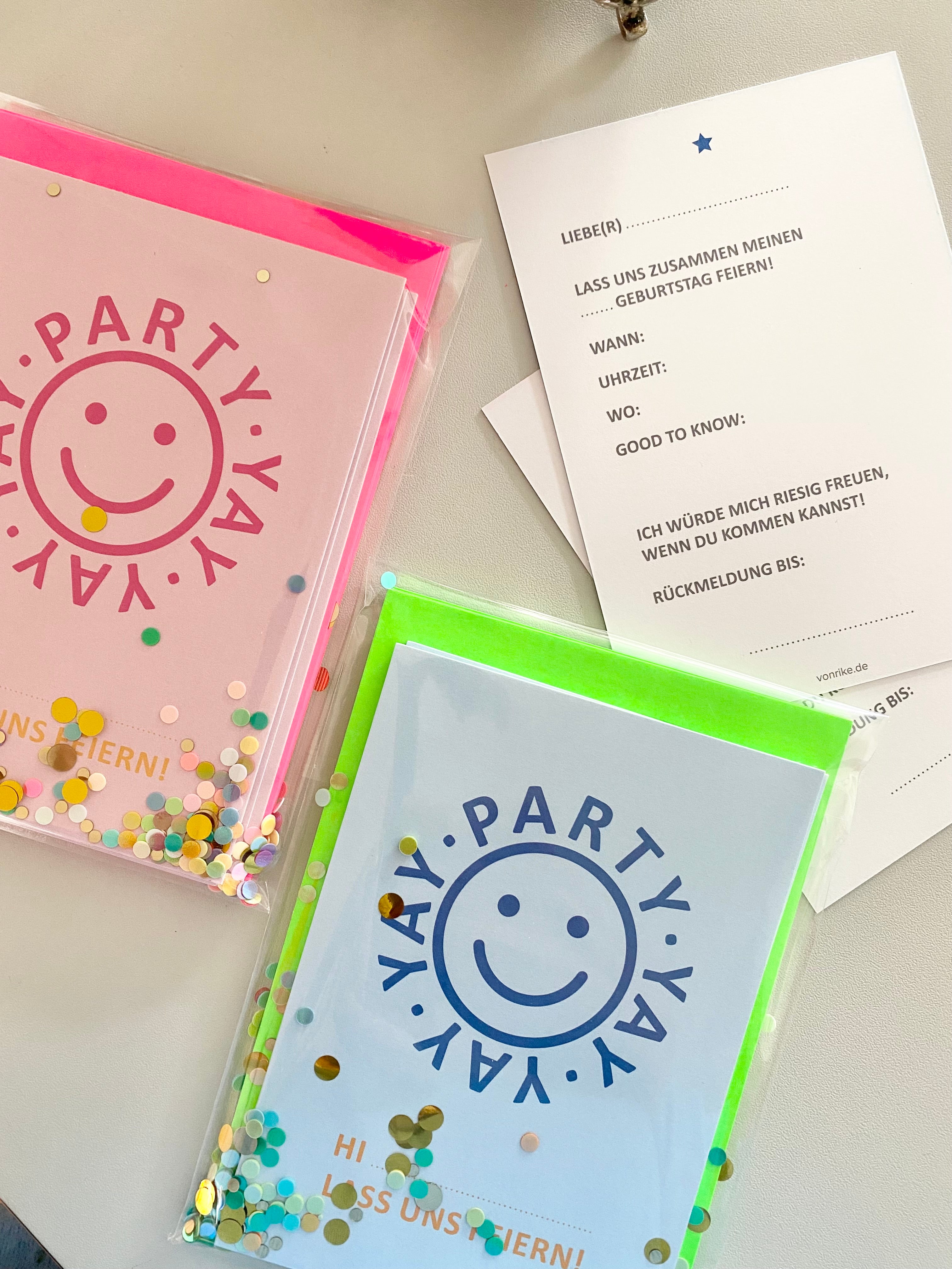 EINLADUNGSKARTEN BDAY