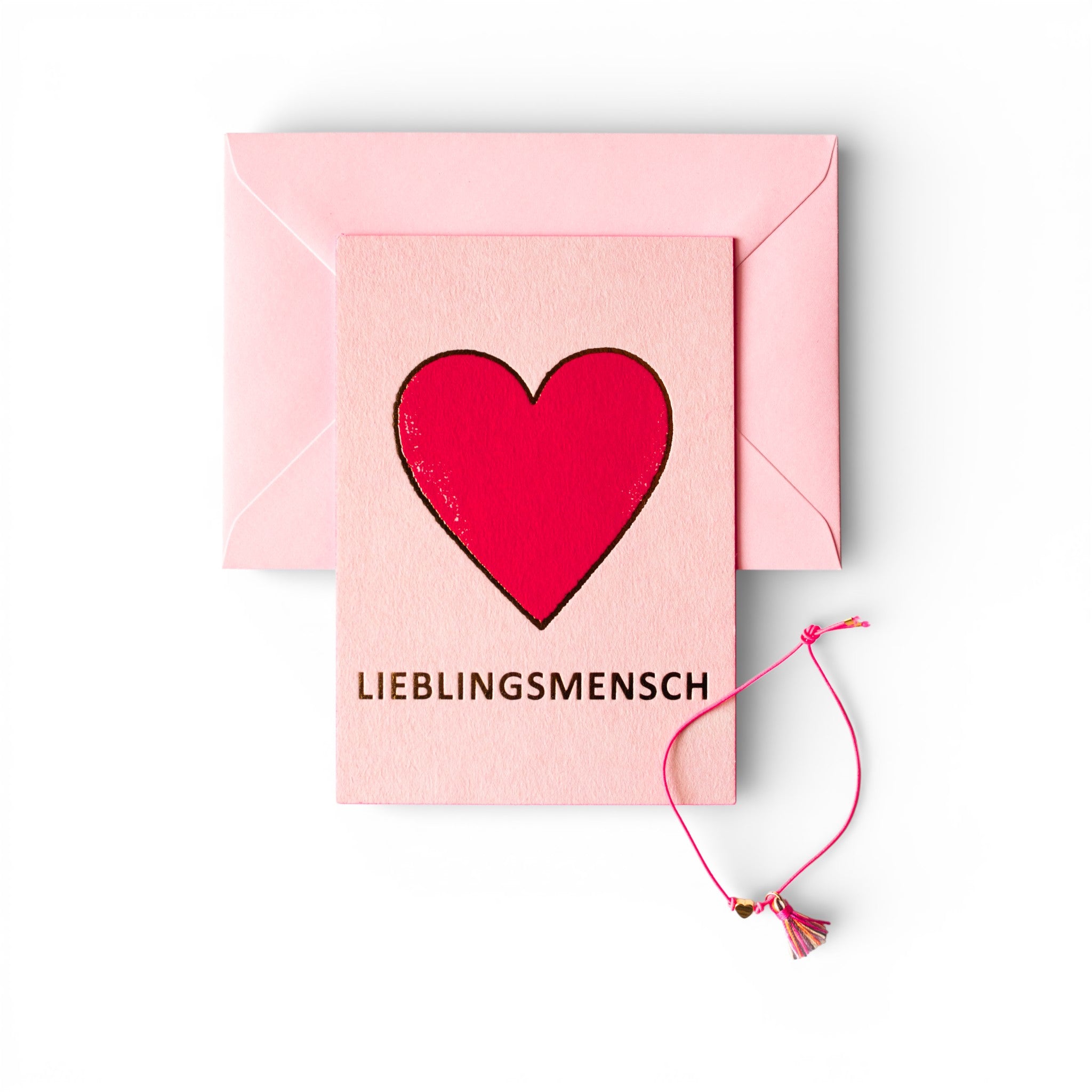 KARTE MIT ARMBAND: LIEBLINGSMENSCH