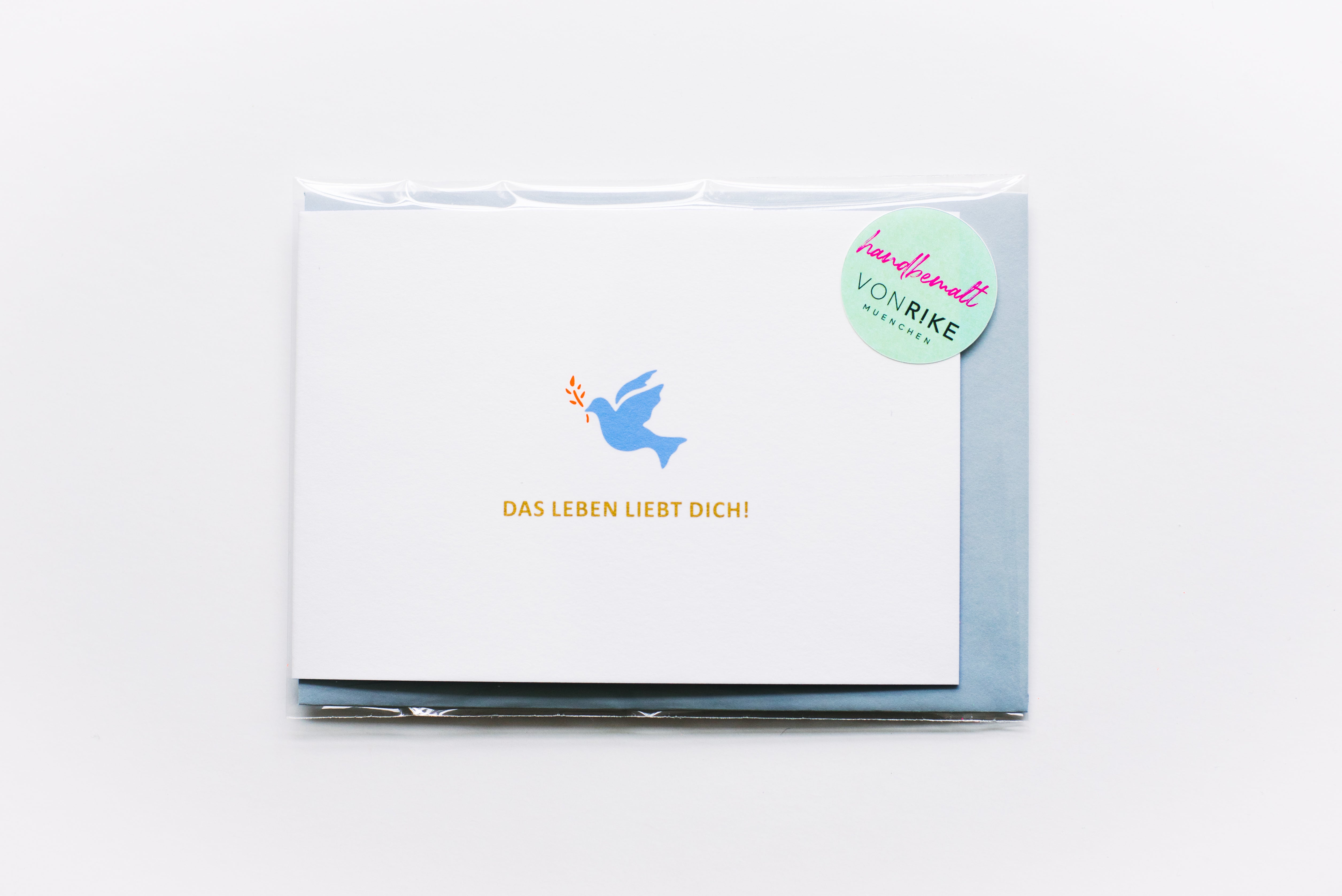 GEBURTSKARTE JUNGE: DAS LEBEN LIEBT DICH