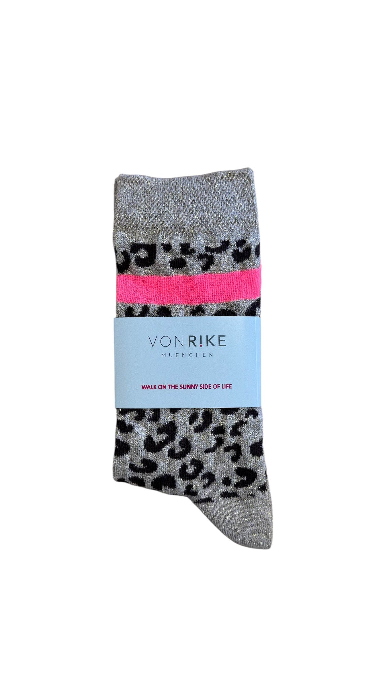 SOCKEN GLITZER LEOPARD