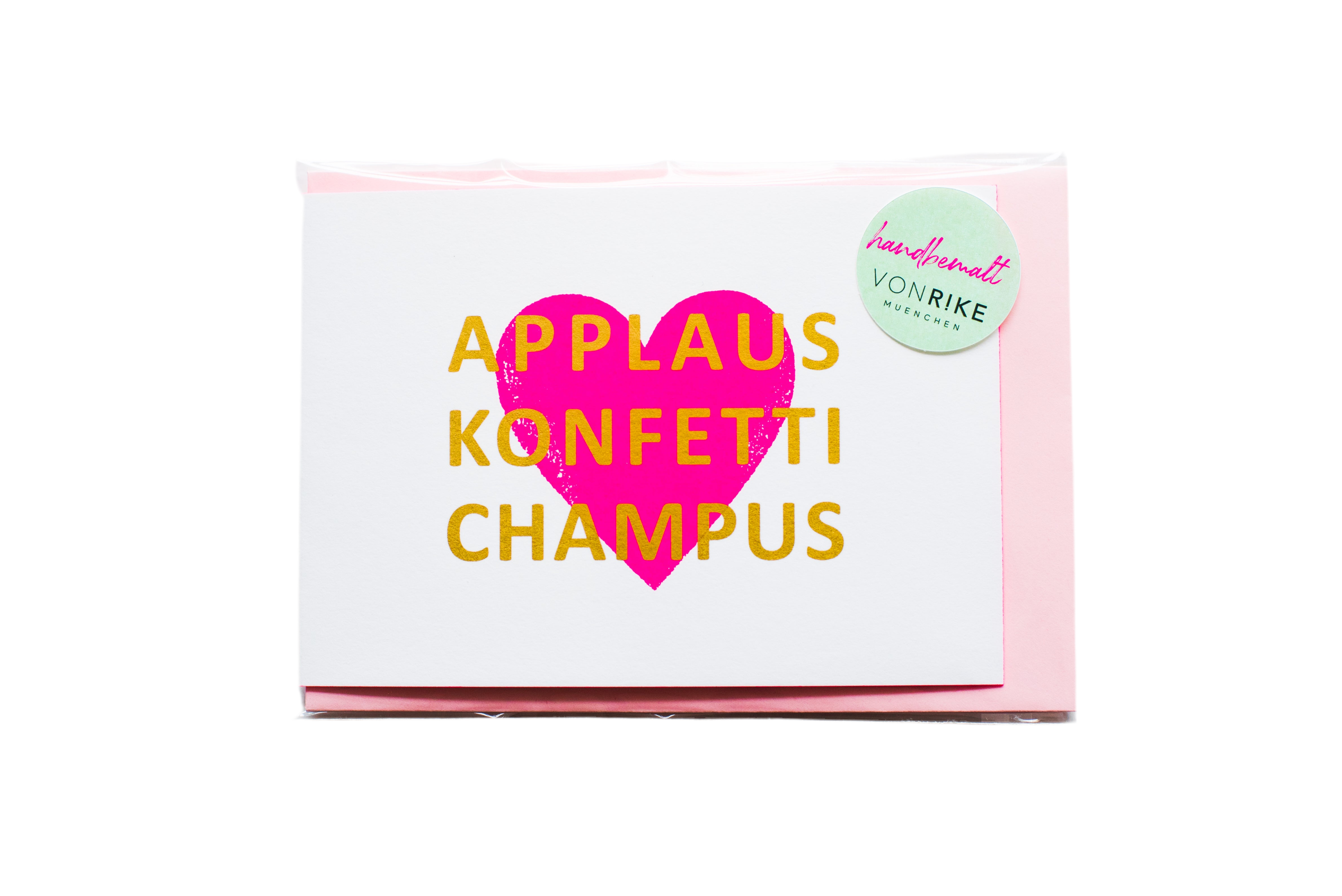 APPLAUS, KONFETTI, CHAMPUS!