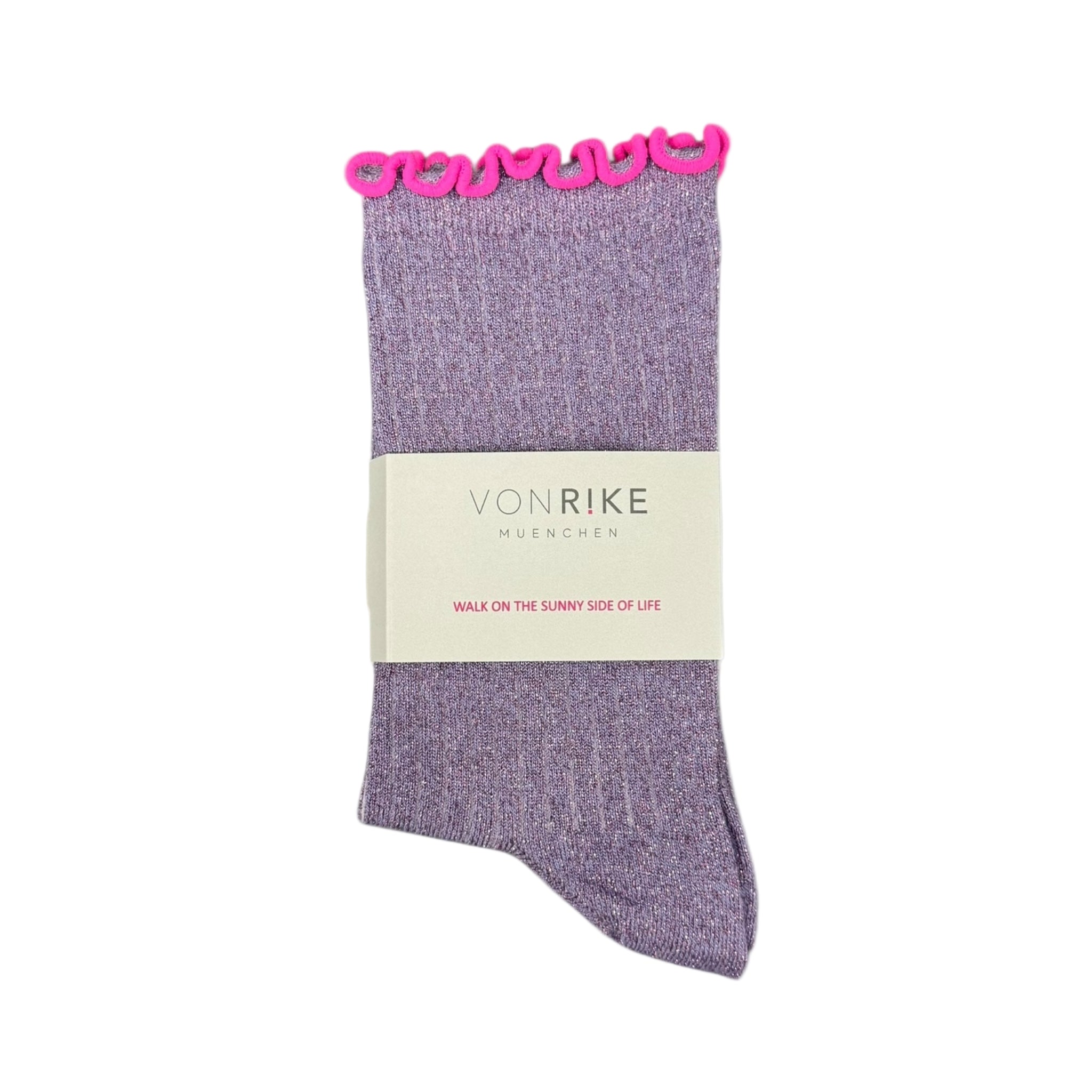 SOCKEN GLITZER RINGEL