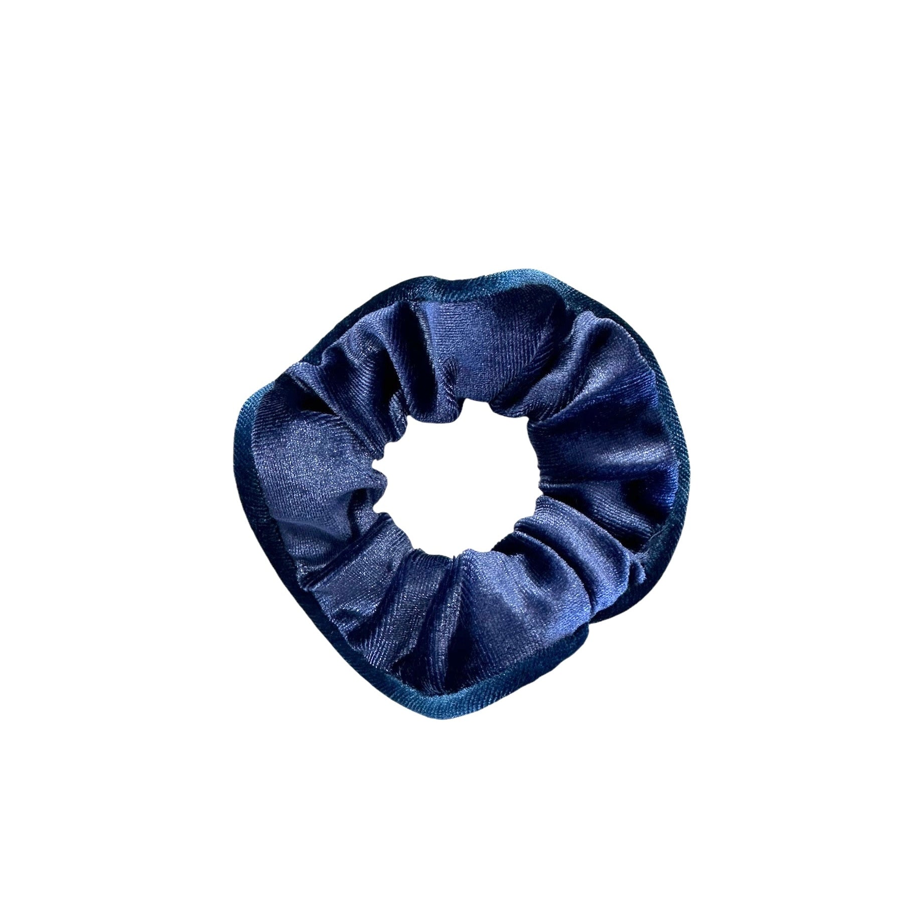 Scrunchi samt Blau