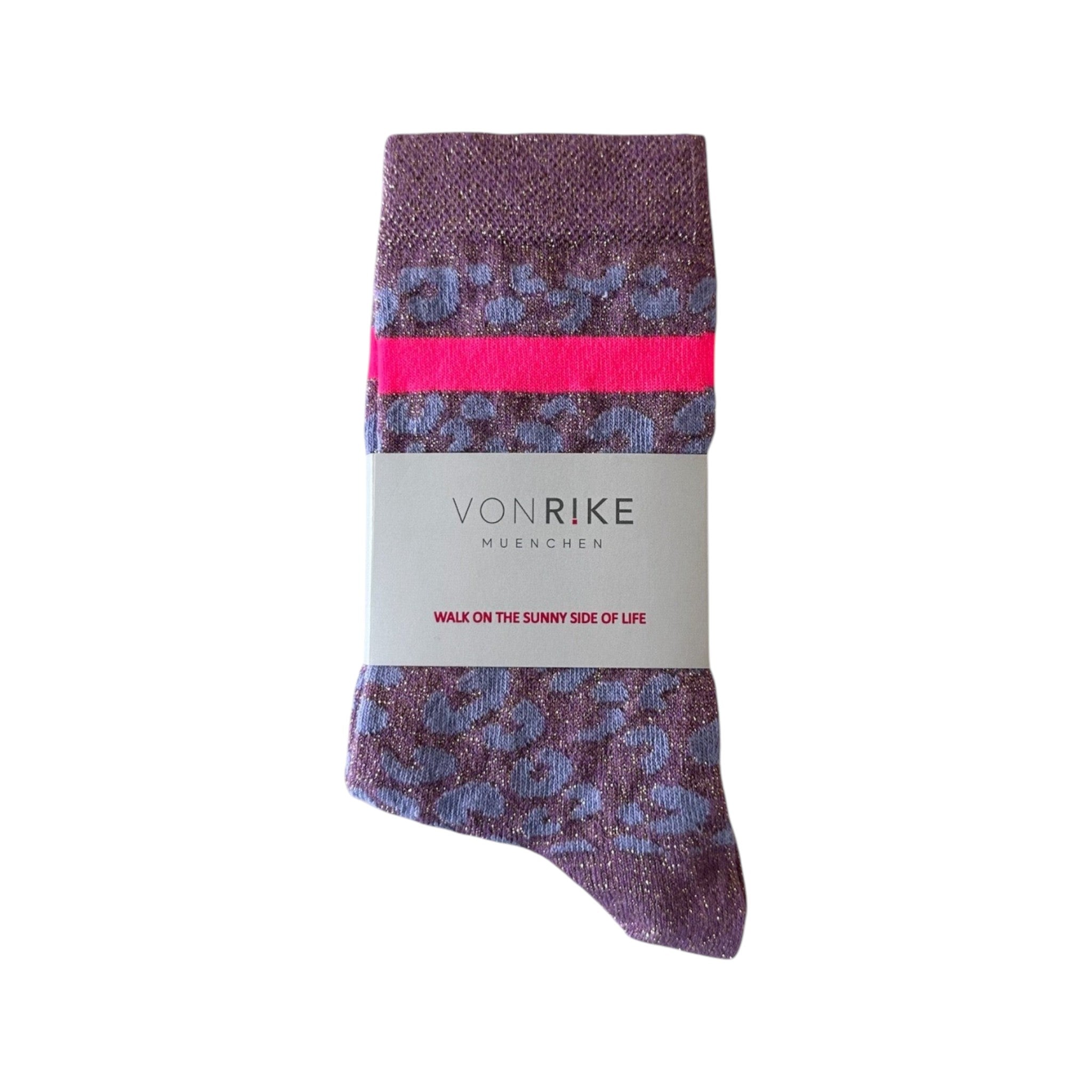 SOCKEN GLITZER LEOPARD