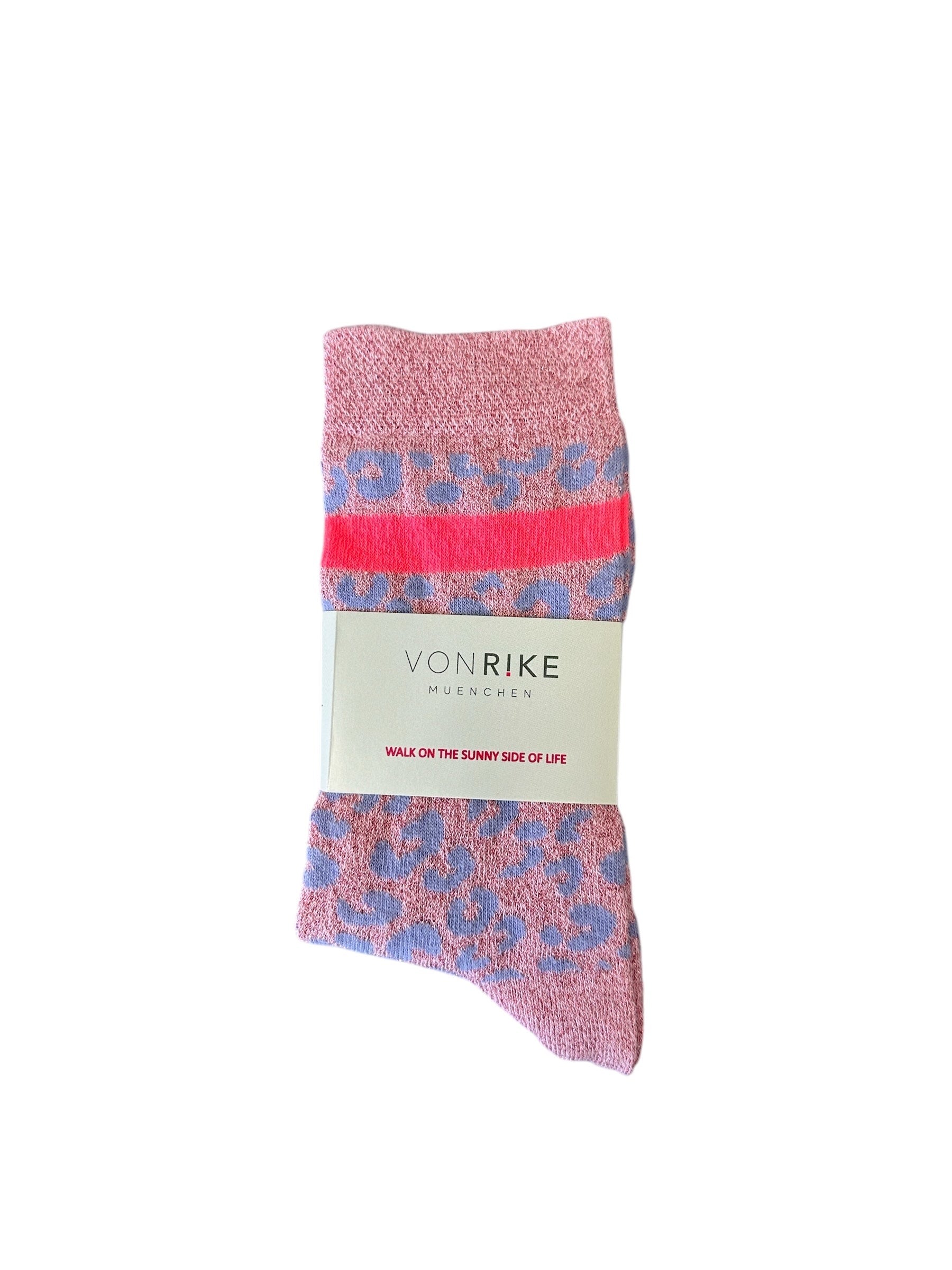 SOCKEN GLITZER LEOPARD