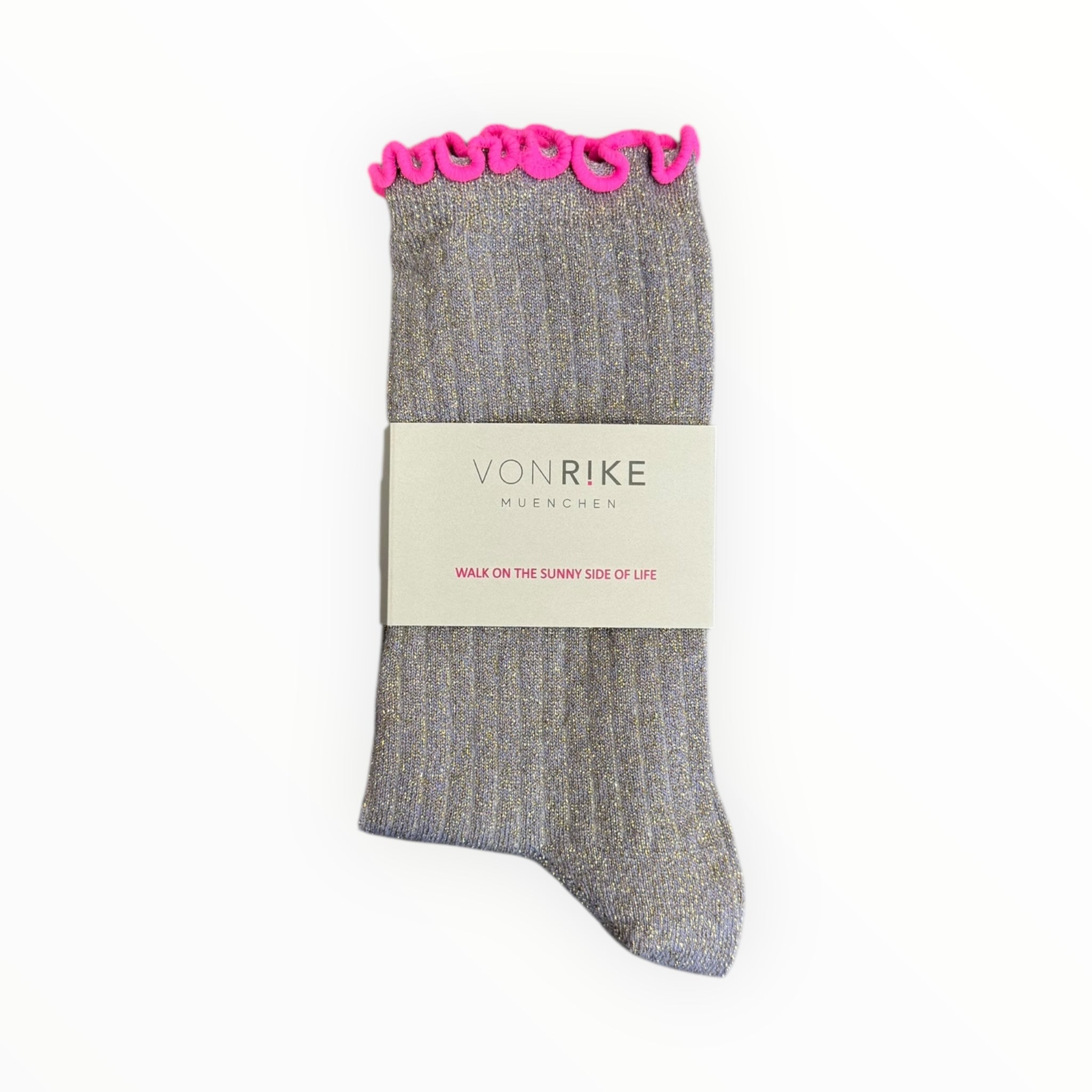 SOCKEN GLITZER RINGEL