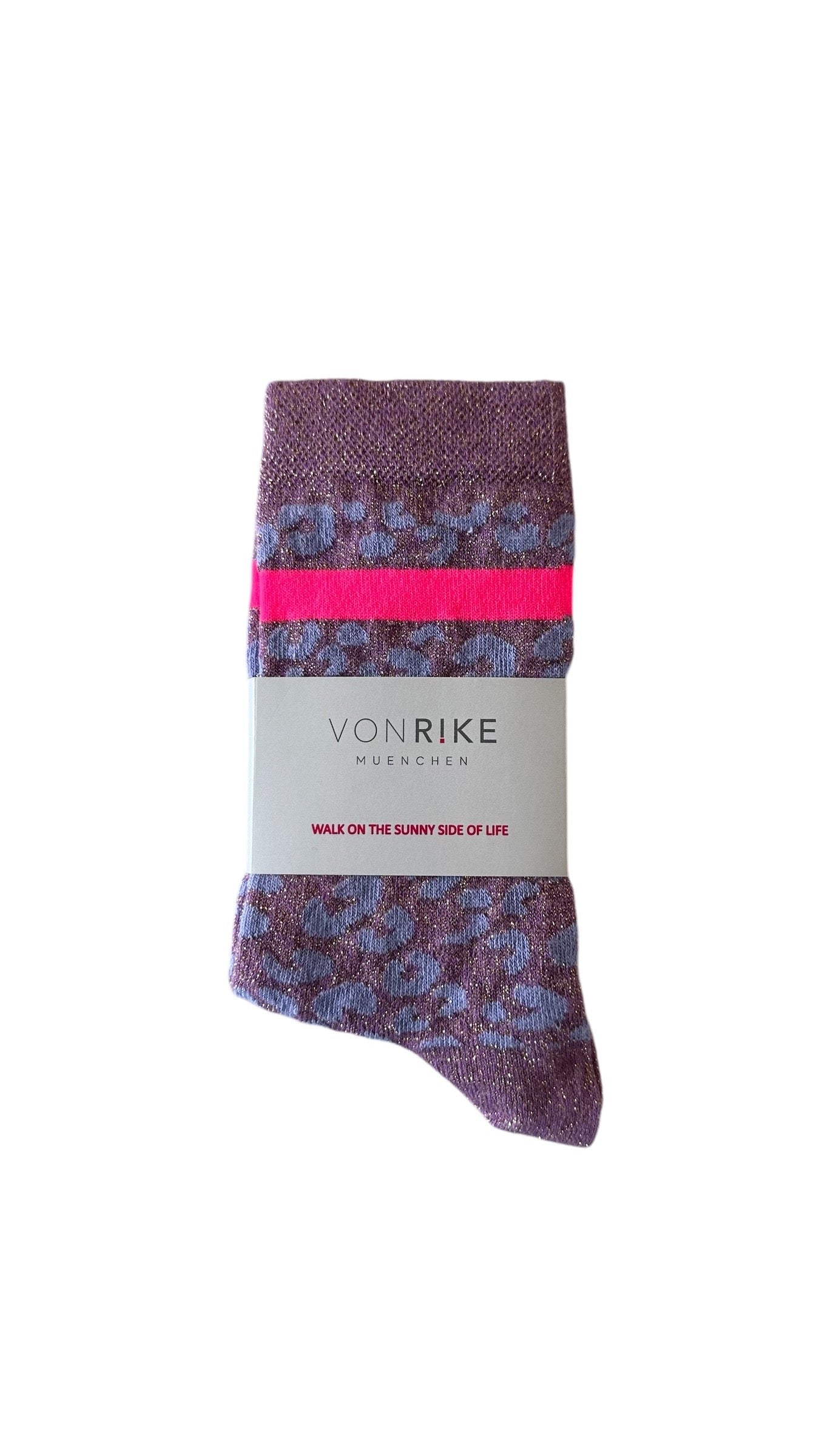 SOCKEN GLITZER LEOPARD