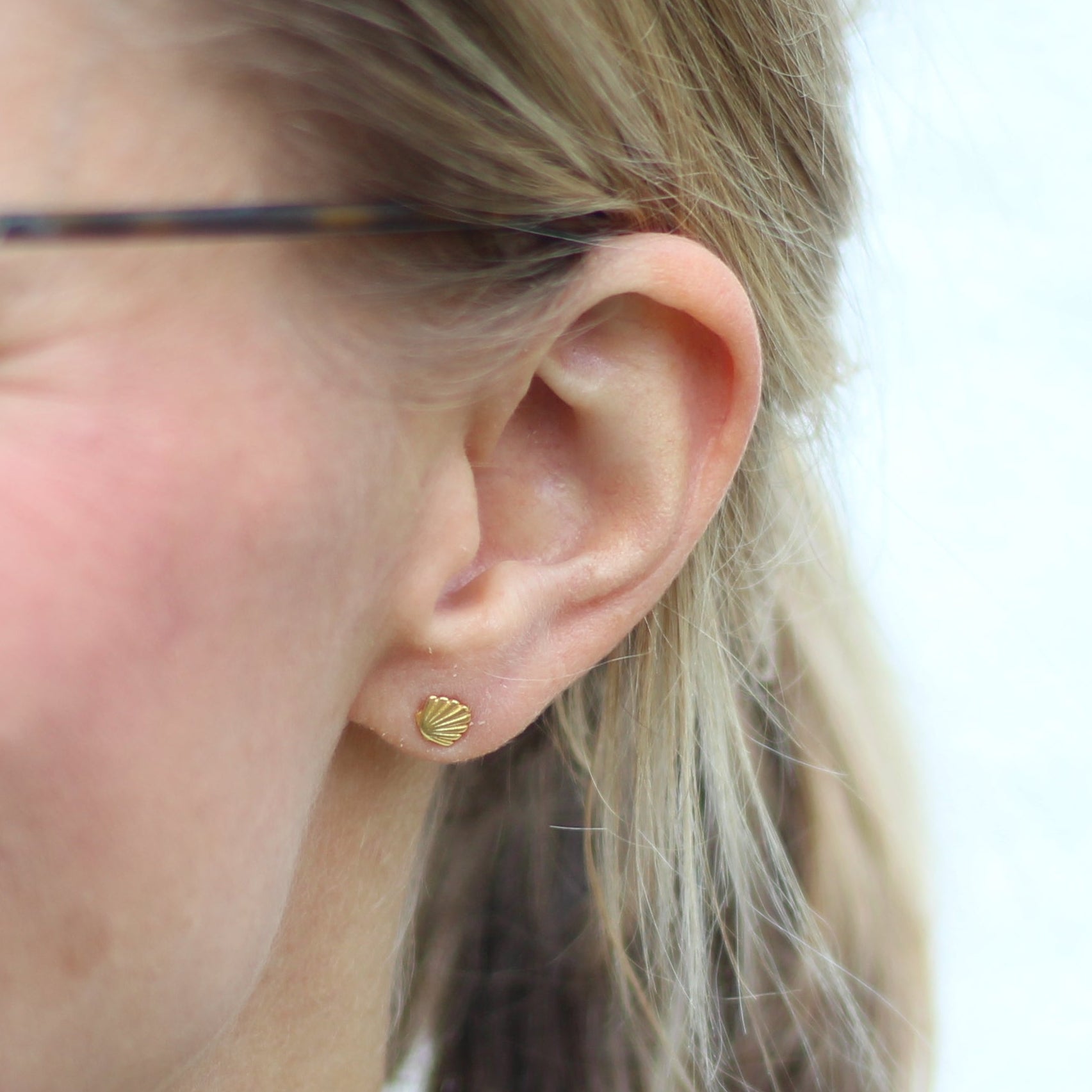 OHRSTECKER MUSCHEL klein