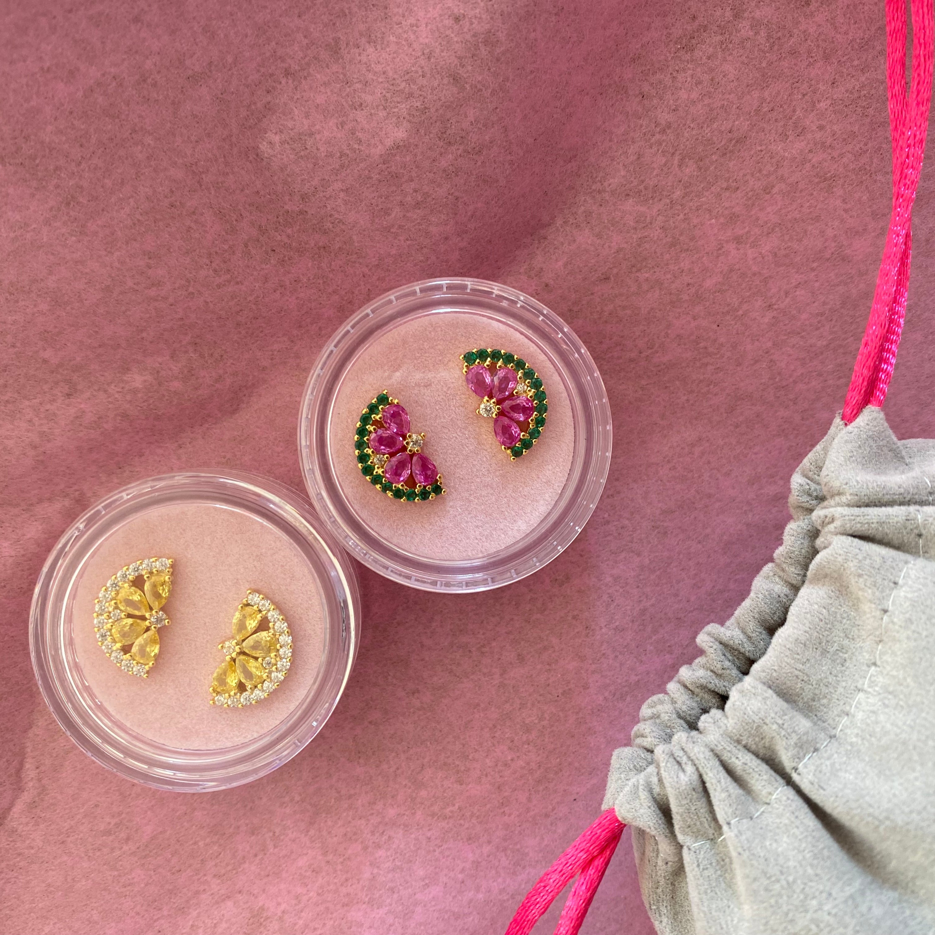 Ohrstecker WASSERMELONE