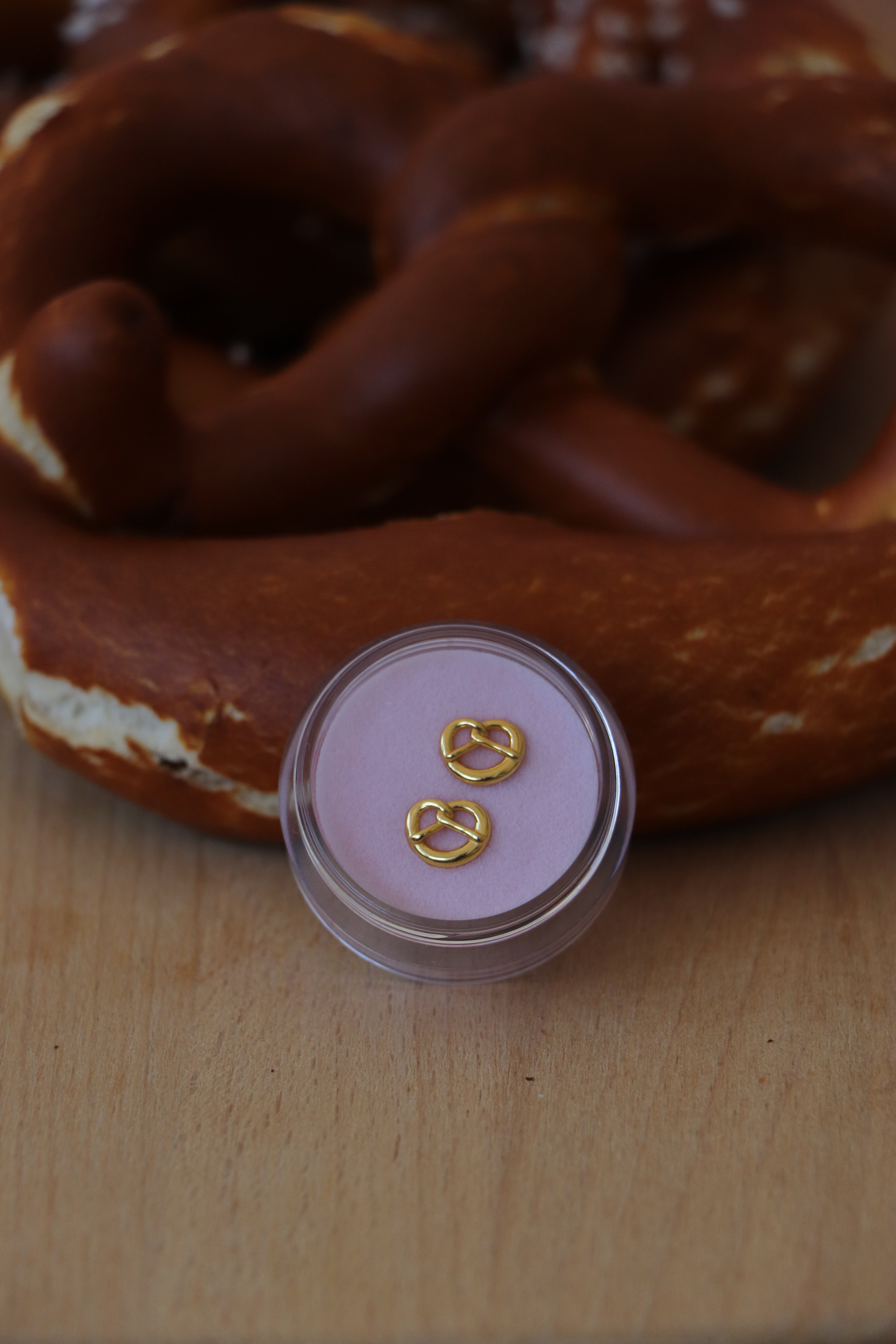 Ohrstecker Brezel