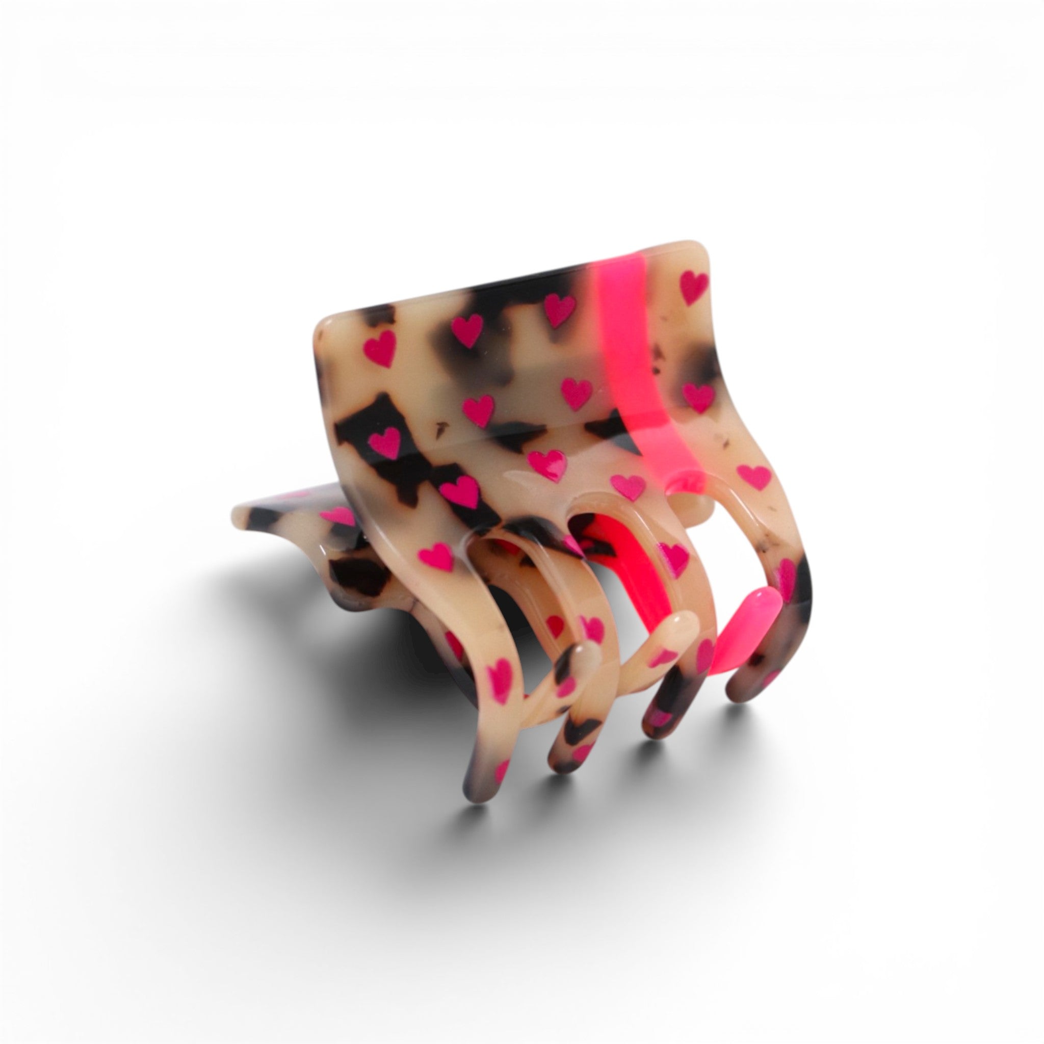 Haarklammer Classic Herzchen Allover